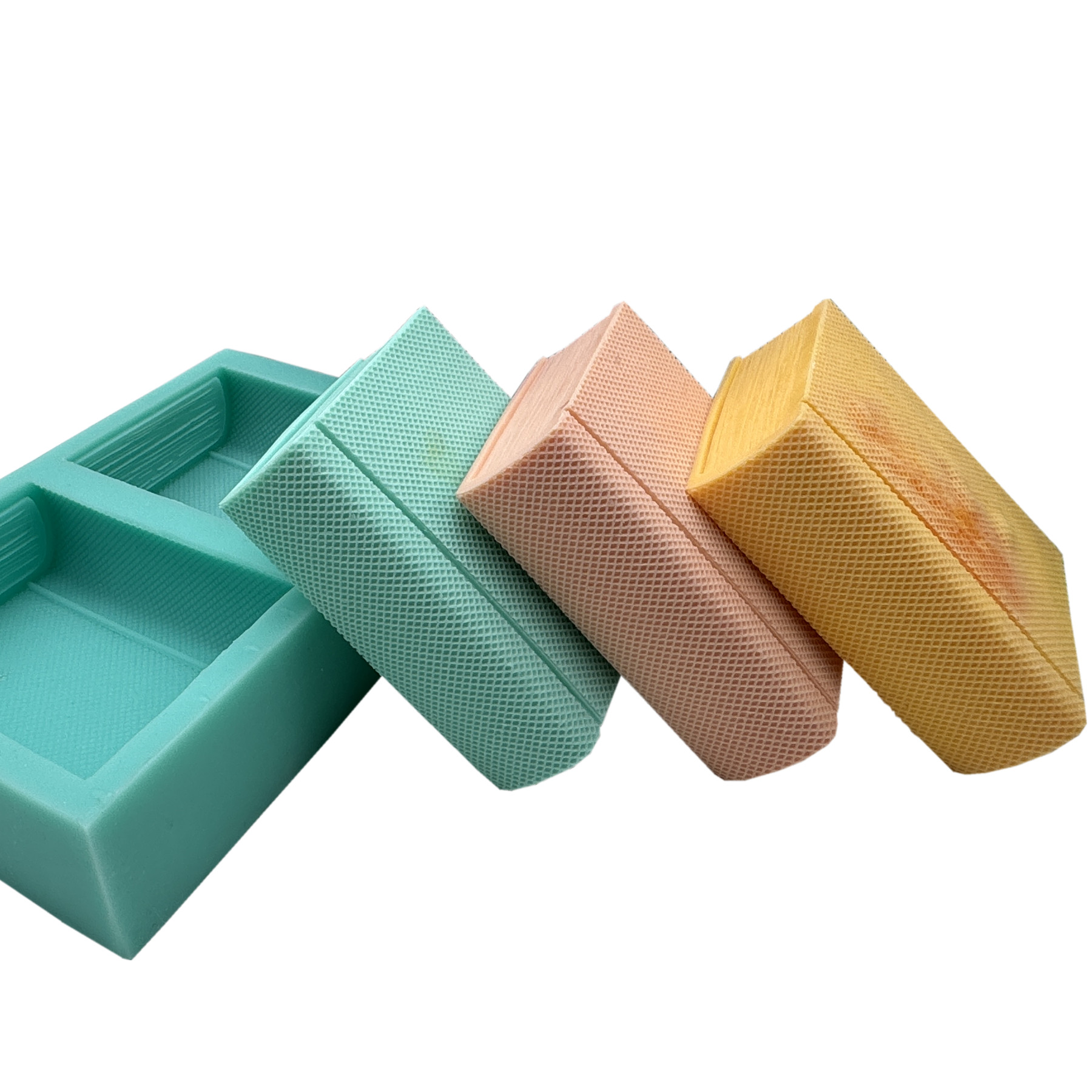Soap Mold Silicone Loaf - Two Book Silicone Soap Molds Handmade