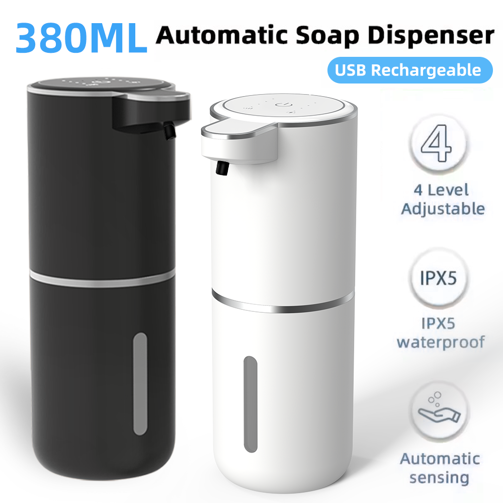 Soap Making Unit - 380ML Touchless IPX5 Waterproof 4-Gears Adjustable