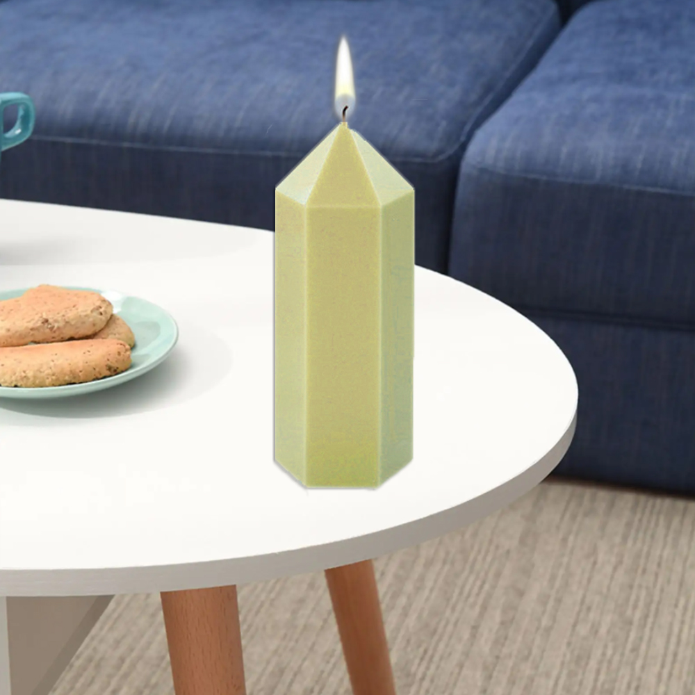 3D Hexagonal Column Candle Mol - огляд і ціна Soap Making Lab