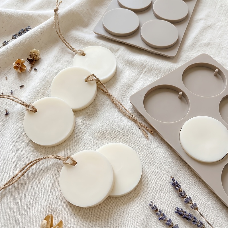 6-Cavity Round Tag Silicone Mo - огляд і ціна Soap Mold Silicone Loaf