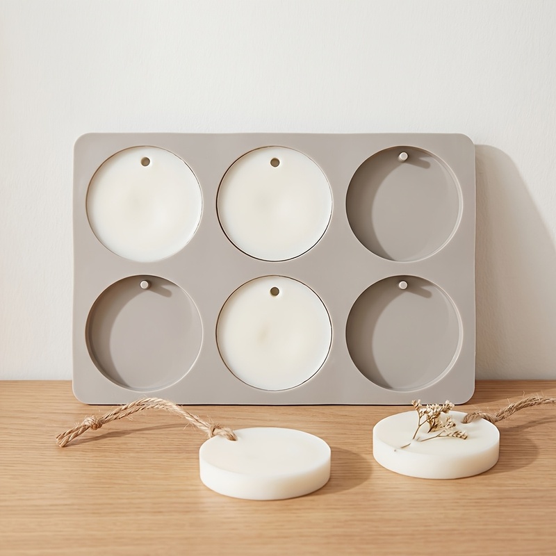 6-Cavity Round Tag Silicone Mo - огляд і ціна Soap Mold Silicone Loaf