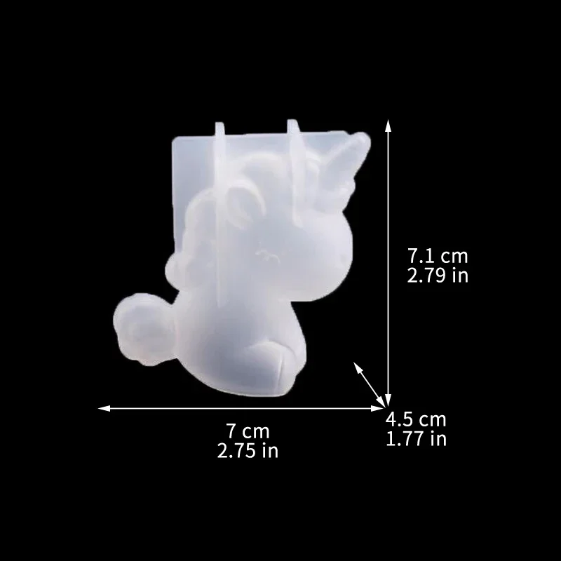 3D Geometric Silicone Unicorn  - огляд і ціна Soap Mold Silicone Loaf