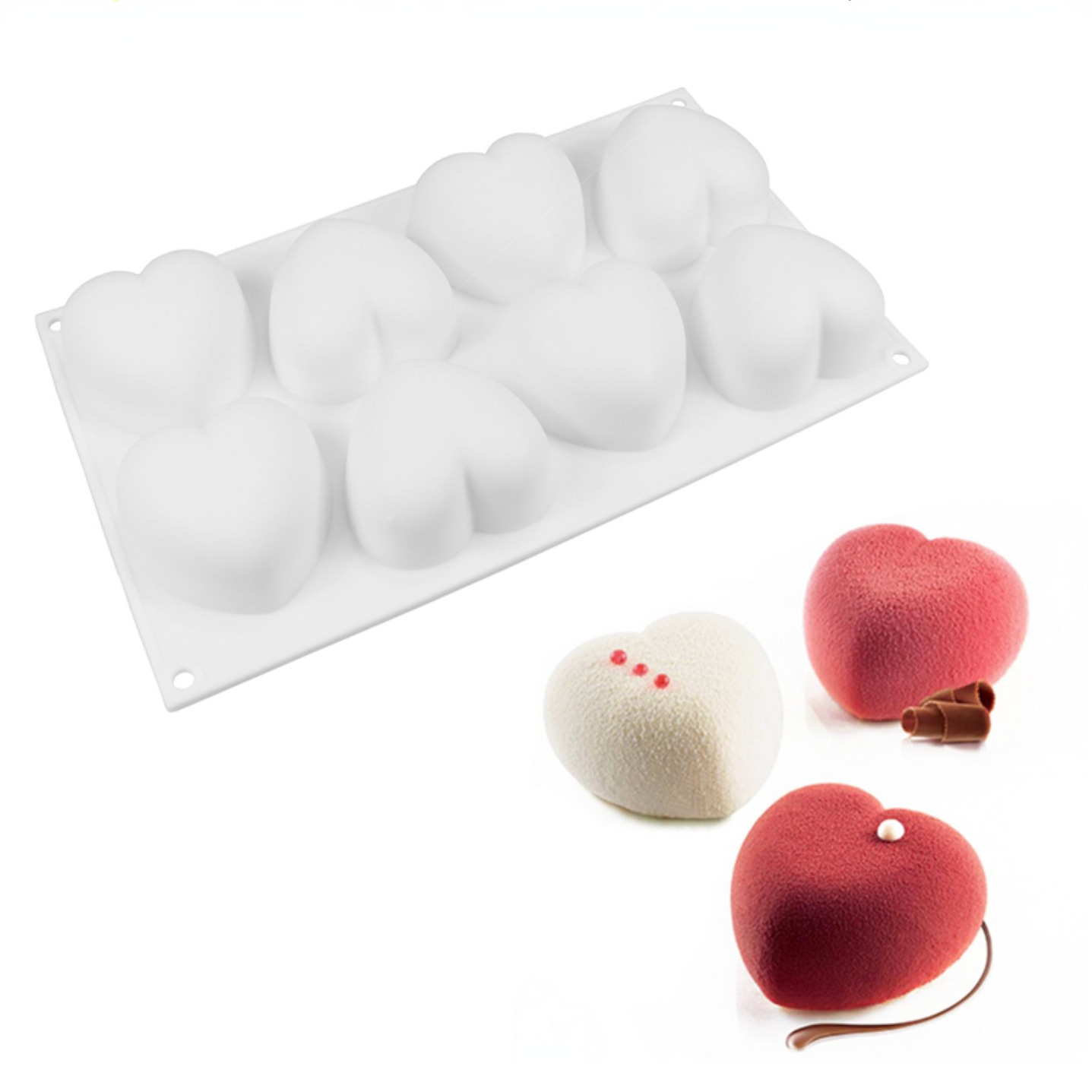 Love Heart Silicone Soap Mold  - огляд і ціна Soap Making Unit