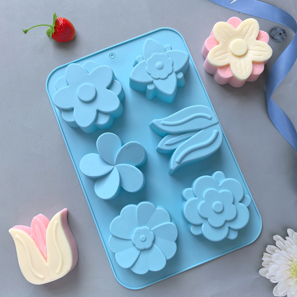 kinds Flower Silicone Molds Di - огляд і ціна Soap Mold Silicone Loaf
