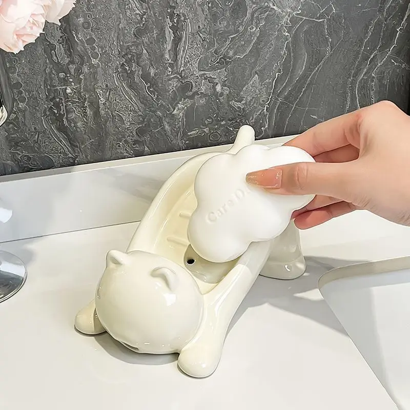Cute Cat Drain Soap Holder Con - огляд і ціна Soap Making Tutorial